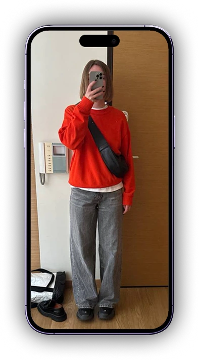 fitting room look